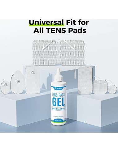 Gel Conductivo AUVON 2 x 250ml para Almohadillas TENS