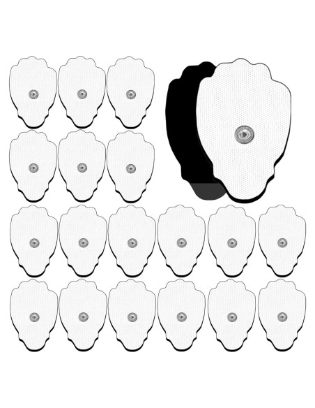 PADS de Reemplazo TENS anrlafie 20PCS Reutilizables 3x1.8" PADS de Reemplazo TENS anrlafie 20PCS Reutilizables 3x1.8"