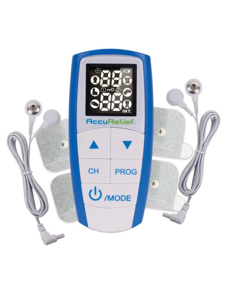 AccuRelief 3-en-1 TENS EMS Masajeador Alivio Dolor AccuRelief 3-en-1 TENS EMS Masajeador Alivio Dolor