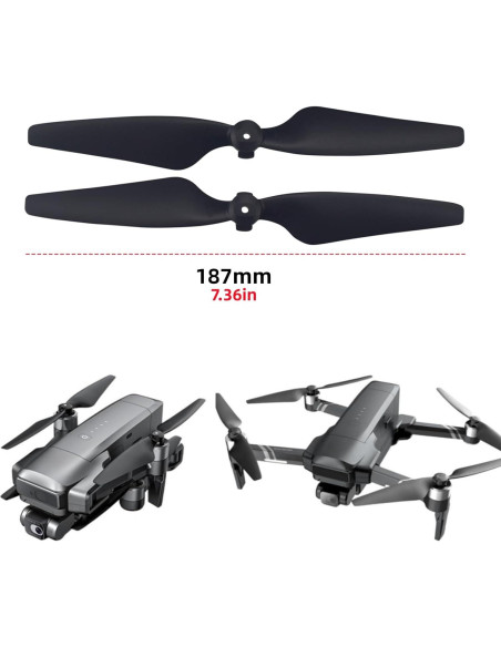 Hélices Fytoo 4PCS para Drone HS600 V11 TF35 PRO Accesorios Hélices Fytoo 4PCS para Drone HS600 V11 TF35 PRO Accesorios