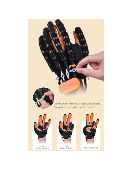 Guantes de Rehabilitación GENDOING para Hemiplejía Izquierda-S Guantes de Rehabilitación GENDOING para Hemiplejía Izquierda-S
