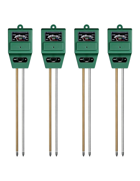 Kit de Medidores de Suelo 3-en-1 iPower - 4 Paquete Kit de Medidores de Suelo 3-en-1 iPower - 4 Paquete