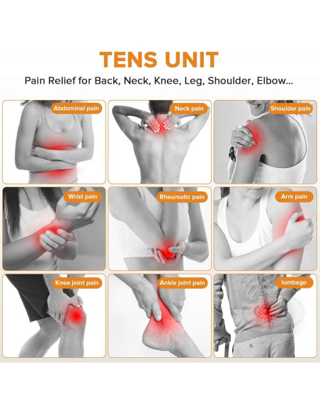 Unidad TENS y EMS Xpainoff 36 Modos Masajeadora Recargable Unidad TENS y EMS Xpainoff 36 Modos Masajeadora Recargable