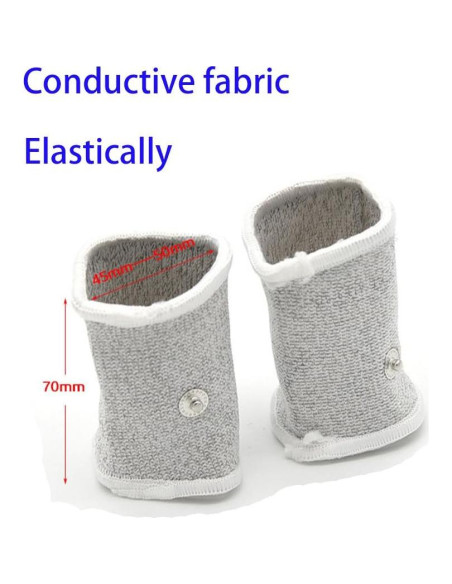 Bucle Conductivo E-stim TCFAFA Ajustable de Hilo Plateado Bucle Conductivo E-stim TCFAFA Ajustable de Hilo Plateado