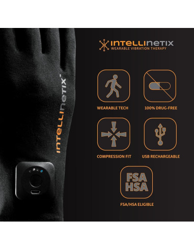 Guantes de Compresión Brownmed Intellinetix para Artritis - Pequeño