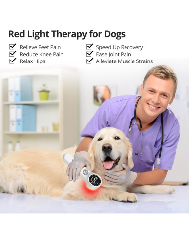Dispositivo de Terapia de Luz Roja Toponechoice 24 Diodos Alivio Dolor
