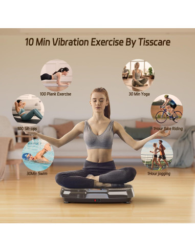 Placa de Vibración TISSCARE para Ejercicio y Pérdida de Peso