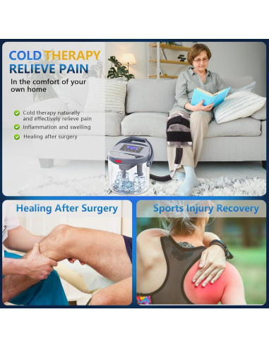 Máquina de Terapia Fría ICYTHRP con Temporizador y Almohadilla