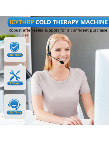 Máquina de Terapia Fría ICYTHRP con Temporizador y Almohadilla