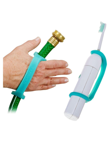 Ayuda Adaptativa de Silicona EazyHold Aqua 2-Pack 16.5 cm Ayuda Adaptativa de Silicona EazyHold Aqua 2-Pack 16.5 cm