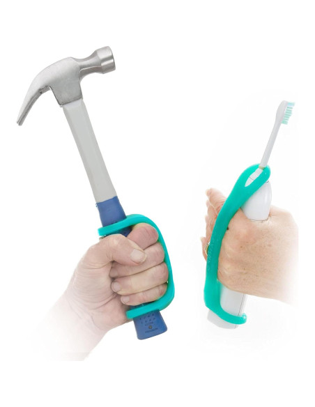 Ayuda Adaptativa de Silicona EazyHold Aqua 2-Pack 16.5 cm Ayuda Adaptativa de Silicona EazyHold Aqua 2-Pack 16.5 cm