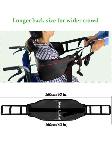 Arnés de Transferencia VobeNit para Pacientes - Soporta 172 kg