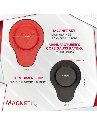 Kit de Imanes Biomagnéticos MagnetRX - 2 Unidades Medianas