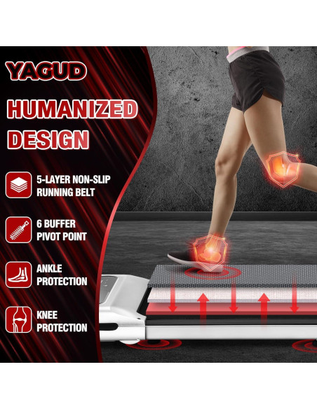 Caminadora Bajo Escritorio Yagud 2.5HP 120kg Pantalla LED Caminadora Bajo Escritorio Yagud 2.5HP 120kg Pantalla LED