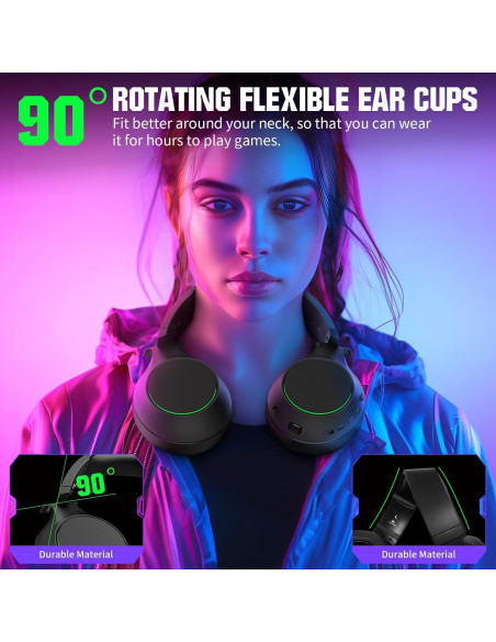 Auriculares Inalámbricos YPBDAN X4 para Juegos - 70H, Bluetooth 5.3 Auriculares Inalámbricos YPBDAN X4 para Juegos - 70H, Bluetooth 5.3