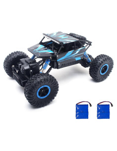 Coche RC Todo Terreno Cheerwing 1:18 4WD Azul con 2 Baterías