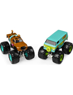 Camiones Monstruo Die-Cast Monster Jam Scooby Doo 1:64 - 2 Piezas 2