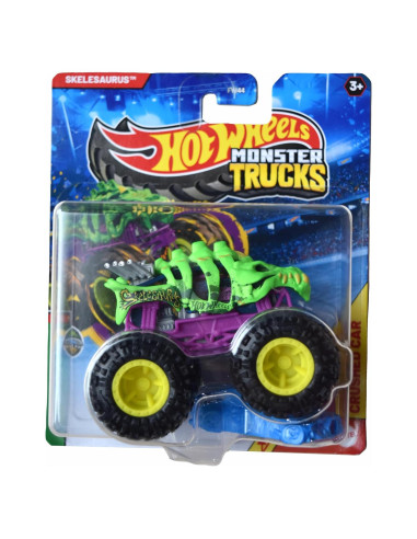 Hot Wheels Monster Trucks Skelesaurus 1:64 Mattel