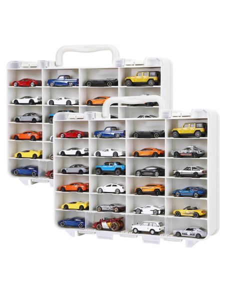 Caja de Almacenamiento Saichotoy para Coches 1:64 - 48 Ranuras Caja de Almacenamiento Saichotoy para Coches 1:64 - 48 Ranuras