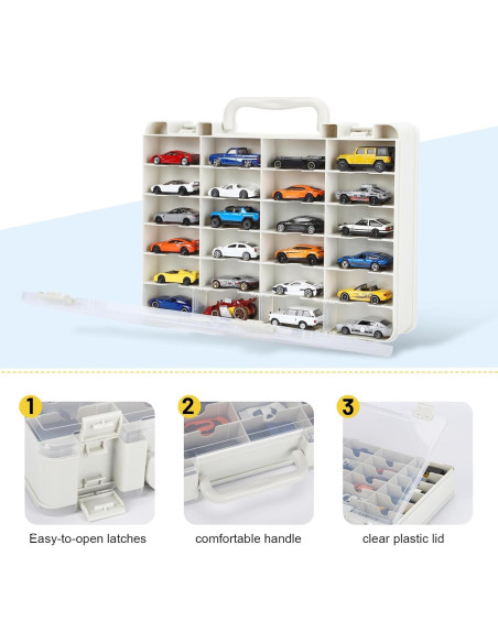 Caja de Almacenamiento Saichotoy para Coches 1:64 - 48 Ranuras Caja de Almacenamiento Saichotoy para Coches 1:64 - 48 Ranuras