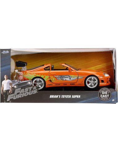 Juguete Toyota Supra Brian Rápido y Furioso 1:24 Jada Toys