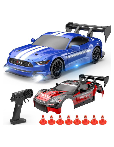 Coche RC Drift 4WD HOLYFUN 20km/h 2 Carrocerías LED Coche RC Drift 4WD HOLYFUN 20km/h 2 Carrocerías LED