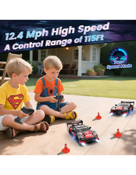 Coche RC Drift 4WD HOLYFUN 20km/h 2 Carrocerías LED Coche RC Drift 4WD HOLYFUN 20km/h 2 Carrocerías LED