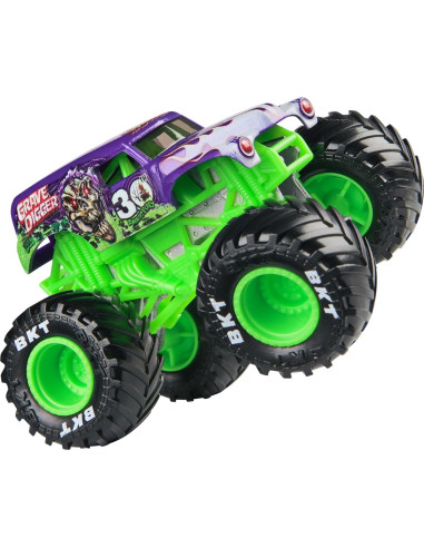 Camión Monstruo Grave Digger 1:64 Spin Master - Juguete para Niños 3+