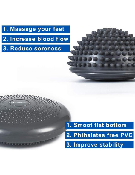 Kit de Balance Pods StrongTek - 5 Piezas, Mejora Equilibrio y Fuerza Kit de Balance Pods StrongTek - 5 Piezas, Mejora Equilibrio y Fuerza