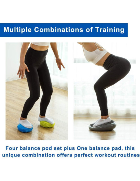 Kit de Balance Pods StrongTek - 5 Piezas, Mejora Equilibrio y Fuerza Kit de Balance Pods StrongTek - 5 Piezas, Mejora Equilibrio y Fuerza