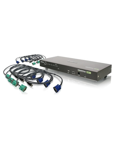 Interruptor KVM IOGEAR GCS1808KITU 8 Puertos USB y PS/2