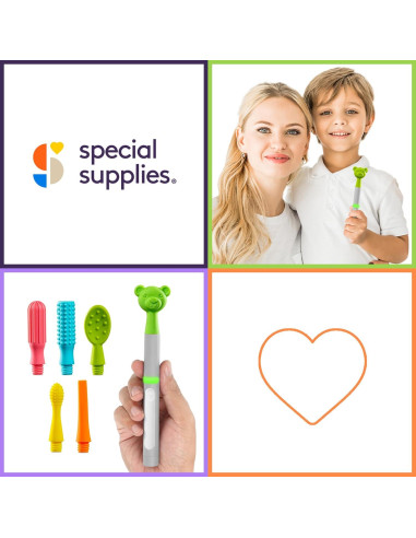 Kit de Estimulación Oral Buzz Buddy Suministros Especiales 6 Cabezas