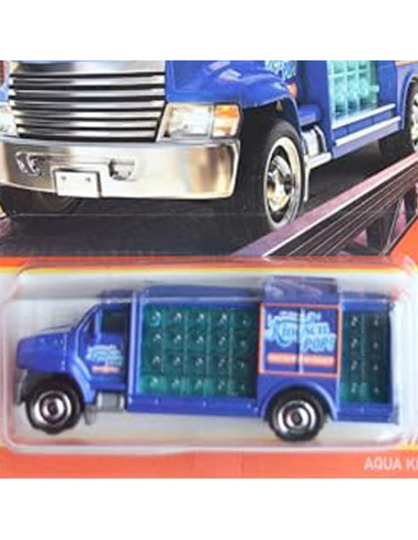Matchbox Aqua King Camión de Metal Fundido Azul 1:64