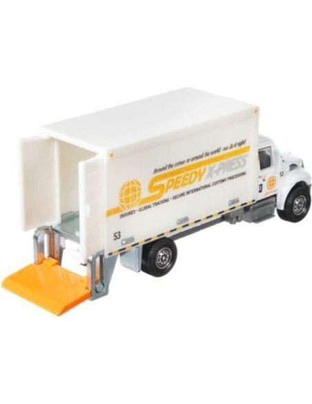 Camión de caja internacional Matchbox Working Rigs 1:64 Camión de caja internacional Matchbox Working Rigs 1:64
