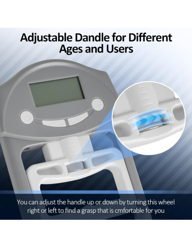 Dinamómetro de Agarre KYTO 220 Lbs Ajustable con Pantalla LCD