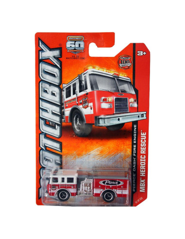 Camión de Bomberos Pierce Dash Matchbox 2014 Escala 1:64