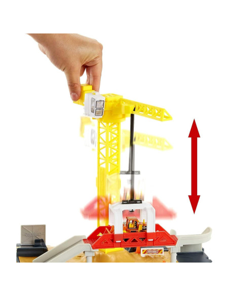 Juego de Construcción Matchbox Action Drivers Grúa Móvil con Bulldozer Juego de Construcción Matchbox Action Drivers Grúa Móvil con Bulldozer