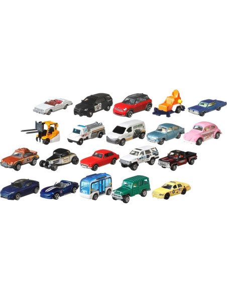 Paquete Excavadora Transformadora Matchbox 1:64 + 20 Vehículos Paquete Excavadora Transformadora Matchbox 1:64 + 20 Vehículos