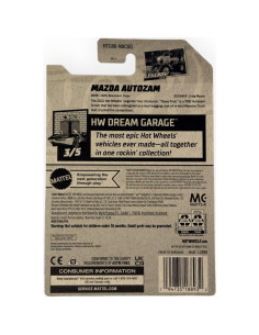 Auto de Juguete Mazda Autozam Hot Wheels 2021 Azul 2