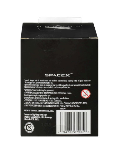 Réplica Nave Espacial Matchbox SpaceX Dragon 130g