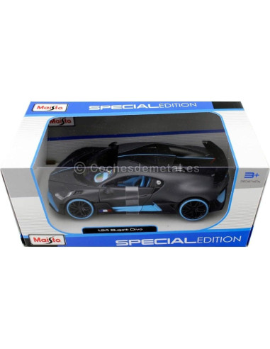 Maisto Bugatti DIVO 1:24 Edición Especial Gris Oscuro