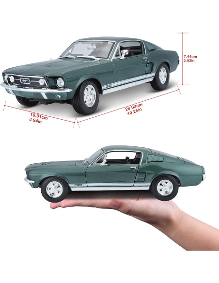 Maisto 1:18 Ford Mustang GTA Fastback Diecast Vehículo Maisto 1:18 Ford Mustang GTA Fastback Diecast Vehículo