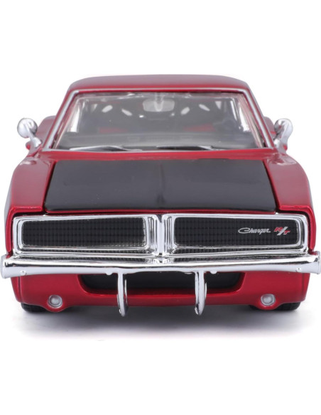 Maisto Dodge Charger R/T 1969 Diecast Rojo 1:25 Maisto Dodge Charger R/T 1969 Diecast Rojo 1:25