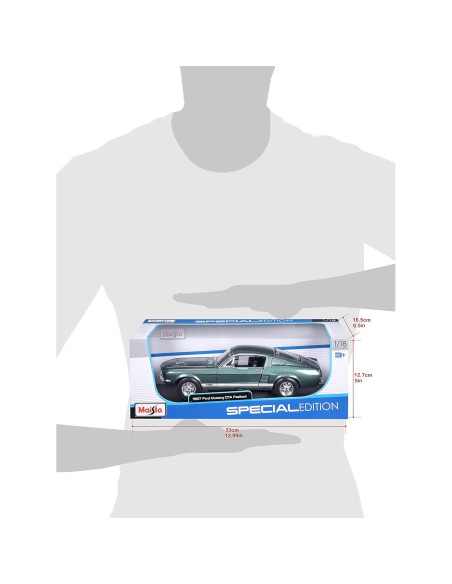 Maisto 1:18 Ford Mustang GTA Fastback Diecast Vehículo Maisto 1:18 Ford Mustang GTA Fastback Diecast Vehículo