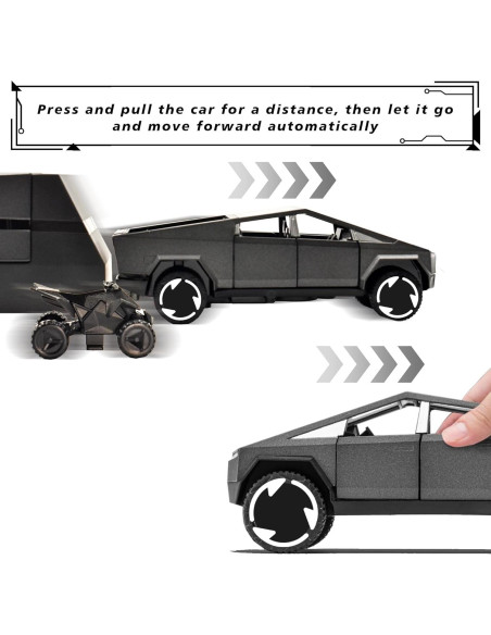 Juguete de Camión Miortior 3-en-1 con Luz y Sonido - Negro Juguete de Camión Miortior 3-en-1 con Luz y Sonido - Negro