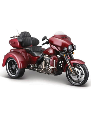 Maisto 1:12 Harley Davidson CVO Tri Glide Borgoña