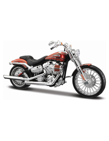 Maisto 2014 Harley Davidson CVO Breakout Modelo 1:12 Naranja