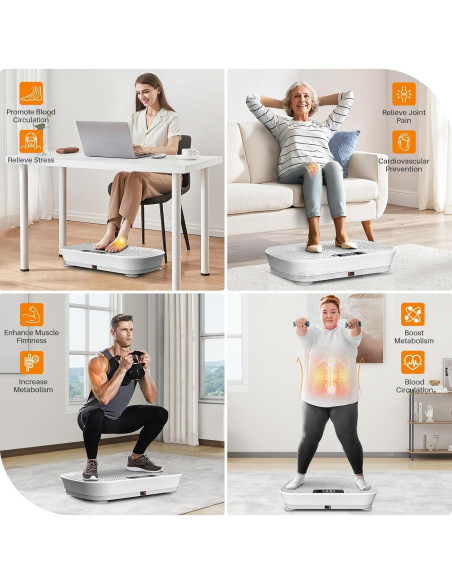 Máquina de Vibración AXEFIT 400LBS Bluetooth 99 Niveles Máquina de Vibración AXEFIT 400LBS Bluetooth 99 Niveles