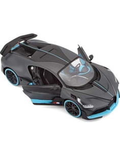 Maisto Bugatti Divo Gris Oscuro 1:24 Diecast Modelo Coche 2