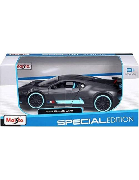 Maisto Bugatti Divo Gris Oscuro 1:24 Diecast Modelo Coche Maisto Bugatti Divo Gris Oscuro 1:24 Diecast Modelo Coche